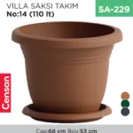 VİLLA SAKSI NO:14 TABAKSIZ (110 LT) (V514)