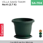 VİLLA SAKSI NO:4 TABAKSIZ (2.7 LT) (V504)