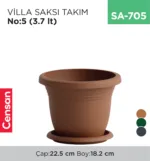 VİLLA SAKSI NO:5 TABAKSIZ (3.7 LT) (V505)