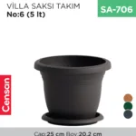 VİLLA SAKSI NO:6 TABAKSIZ (5 LT) (V506)
