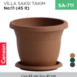 VİLLA SAKSI NO:11 TABAKSIZ (45 LT) (V511)