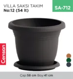 VİLLA SAKSI NO:12 TABAKSIZ (54 LT) (V512)