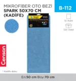 MİKROFİBER OTO BEZİ SPARK 50*70 CM (KADİFE)(2312)