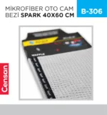 MİKROFİBER OTO CAM BEZİ SPARK 40*60 CM (MC5340)