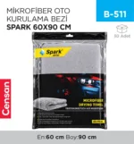 MİKROFİBER OTO KURULAMA BEZİ SPARK 60*90 (M2316)