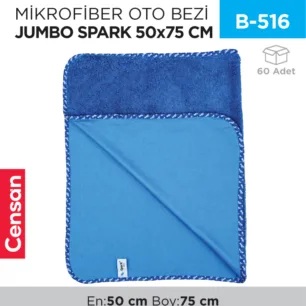 MİKROFİBER OTO BEZİ JUMBO SPARK 50*75 CM (2320)