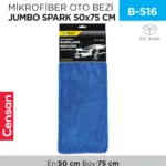 MİKROFİBER OTO BEZİ JUMBO SPARK 50*75 CM (2320)